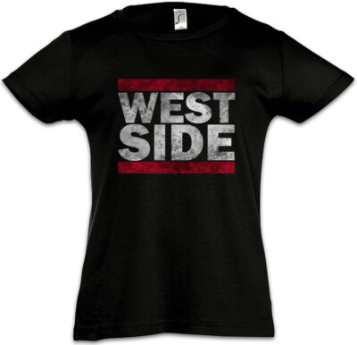 WEST SIDE Kids Girls T-Shirt Run Fun DMC East Coast USA United States Band