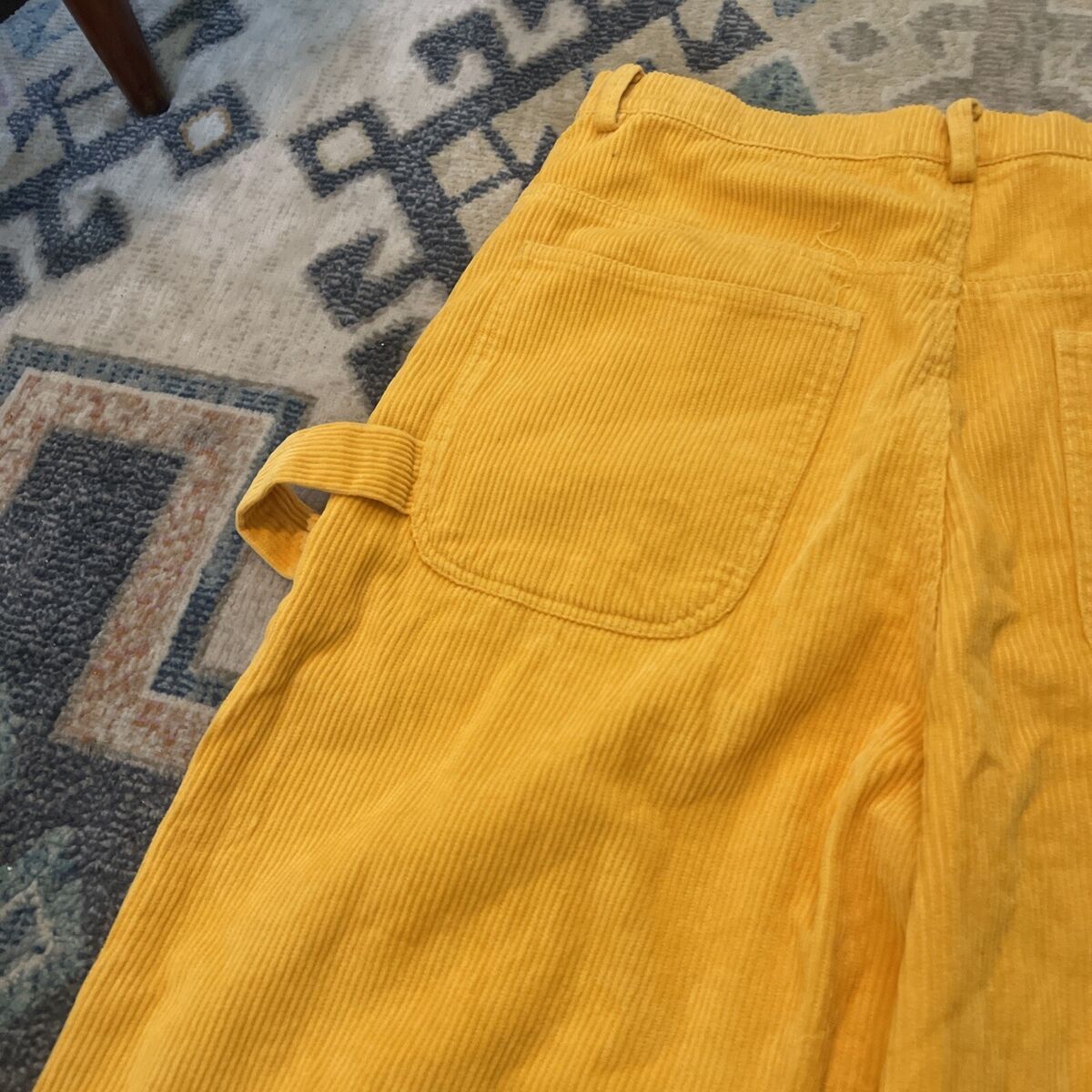 Drew House Corduroy Carpenter Pants Yellow Smiley Size 30 Drew House Corduroy Carpenter Pants Yellow Smiley Size 30
