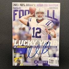 Andrew Luck Cards, Rookie Cards  and Autographed Memorabilia Guide 75