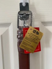 New York Jets Mens  Brown Leather Belt NFL NWT Size L / XL