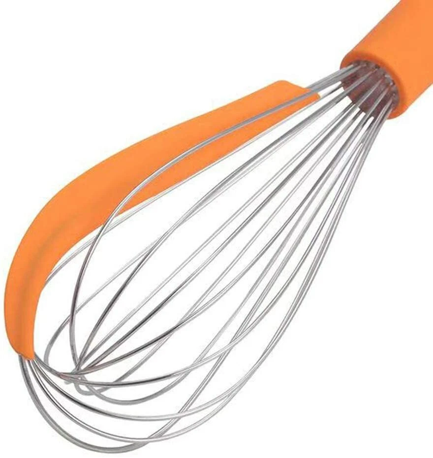 Stainless Steel Wire Whisk,11.8-Inch, 8 steel column structures