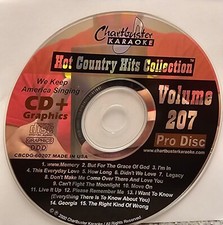 60207  COUNTRY HITS  CHARTBUSTER  KARAOKE CDG DISC