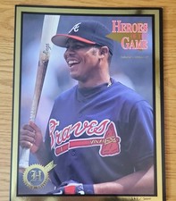 Chipper Jones Andruw Jones Gold Heroes Of The Game 362/3000 Magazine Journal