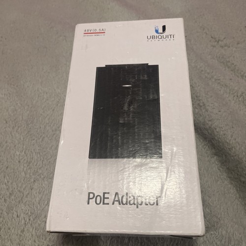 Ubiquiti 48V (0.5A) 24W PoE Adapter (POE-48-24W) New Open Box