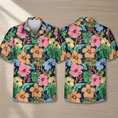 Vivid Bright Summer Aloha Hawaiian Shirt