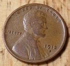 1912 D Lincoln Wheat Cent FINE #3