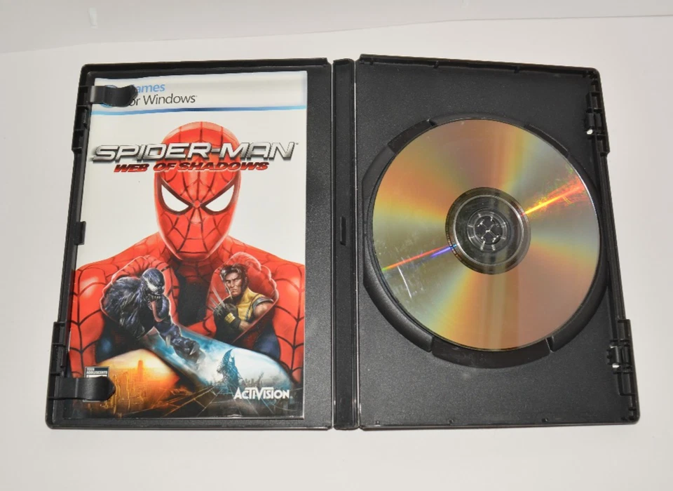 Spider-Man: Web of Shadows PC (2008) - RARE CIB - Used - Tested Works - Image 4 of 4