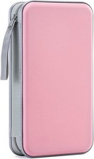 CD Storage, 96 Capacity CD Wallet Holder Organizer Hard Plastic Disc Blu ray St