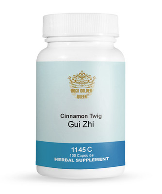 1145C Gui Zhi, Cinnamon Twig (Raw), 100 Capsules/bottle, 2 Bottles