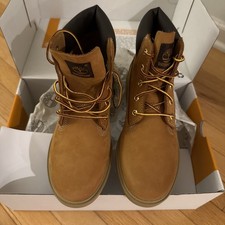 NEW Timberland Classic 6 in Lace Waterproof Boots - Wheat - Boys Size 6