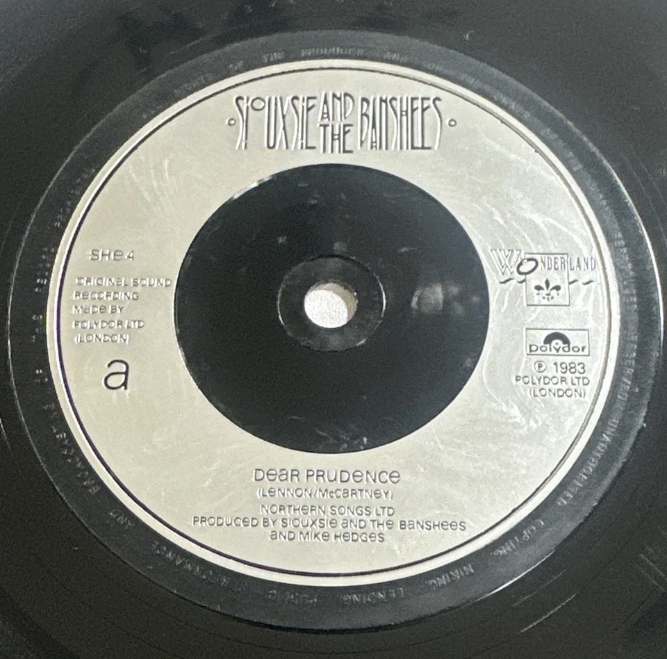 Siouxsie & The Banshees - Dear Prudence. 7” Vinyl Record EX / EX - Image 4 of 4