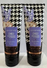 2x Bath & Body Works Emily in Paris LAVENDER LUXE  Body Cream 8oz