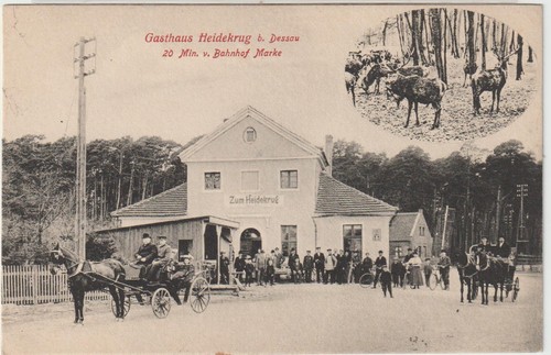 AK Dessau - Gasthaus Heidekrug