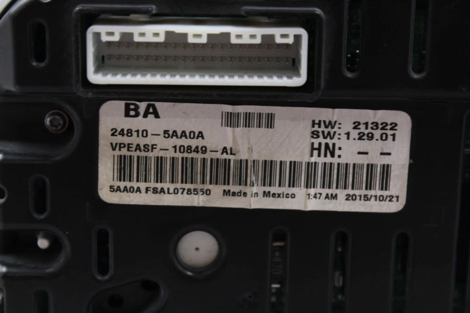 Grupo de velocímetros 78 k millas 6 cilindros MPH para Nissan Murano 15-17 OEM #36313 Foto 3 de 4