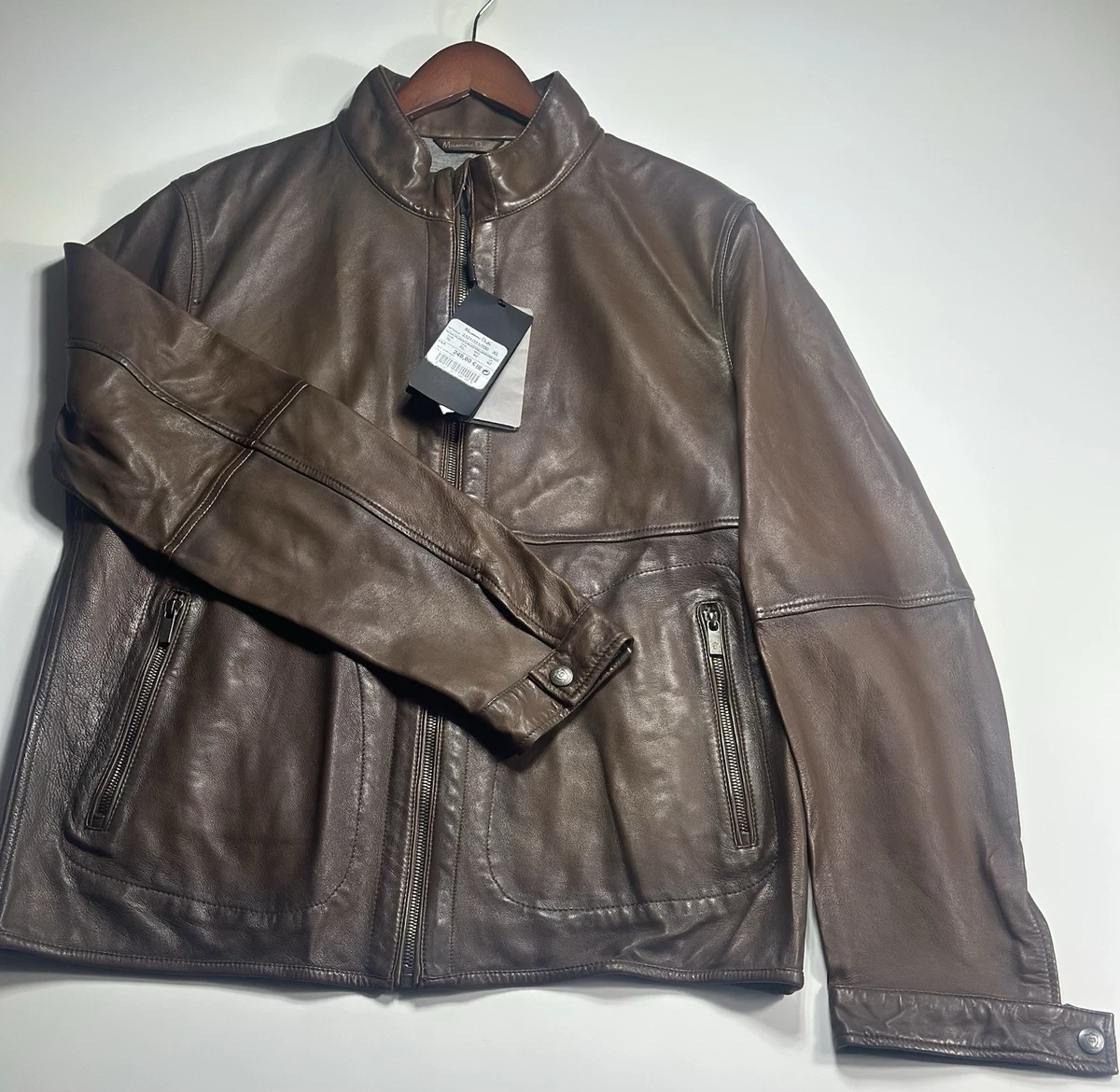 Massimo Dutti Coats, Jackets & Vests Leather Outer Shell for Men