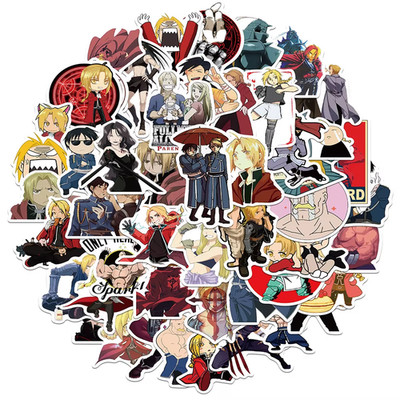 50x FULLMETAL ALCHEMIST Sticker Aufkleber Anime Stickers Manga Japan Arakawa