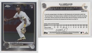 2022 Topps Chrome Update CJ Abrams #USC3 Rookie RC