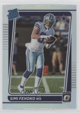 2021 Panini Donruss Optic Rated Rookie Holo Prizm Simi Fehoko #242 Rookie RC