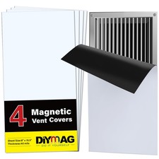 Magnetic Vent Covers-8" X 15.5", 4 Pack Vents Cover  Strong Vents Cover For