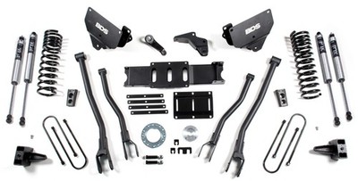 BDS 5.5'' LIFT KIT,FOX 2.0 SHOCKS,4-LINK,5'' BLOCK KIT,2013-2018 RAM 3500 GAS 4WD