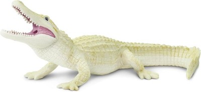 Safari Ltd. White Alligator Figurine - Realistic 6'' Hand-Painted Wildlife... 