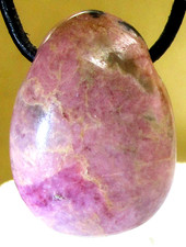 RHODONIT  Trommelstein  gebohrt  EDELSTEIN  ANHÄNGER    Nr.50