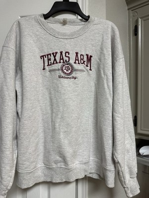Vintage Hanes Texas A&M University Aggies Crewneck Sweatshirt Sz L Colleg