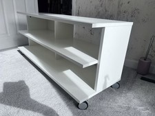 IKEA TV stand with wheels Length 117.5cm  Width 42cm  Height 51cm