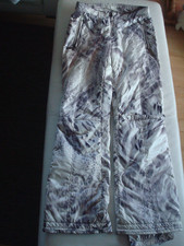 Skihose, Sportalm Kitzbühel, weiß / grau, Größe 40