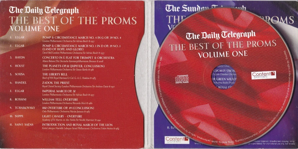 THE BEST OF THE PROMS Volume One - Bild 2 von 2