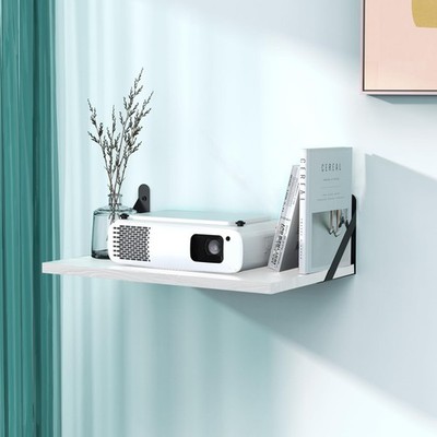 Projector Wall Mount Shelf, Floating Projector Shelf for Wall, Router/Cable B...
