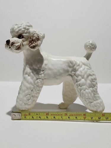 Lefton H7328 Pudel Hund Figur 5,25′′ Japan Vintage Porzellan - Bild 8 von 10