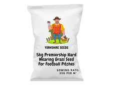 5kg Yorkshire Seeds Premiership Hard-Wearing Grass Seed For Football Pitches 5.50 per kilo