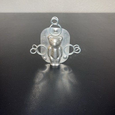 Vintage Chocolate Mold Teddy Bear Holland Handicrafts - Small 2.5 