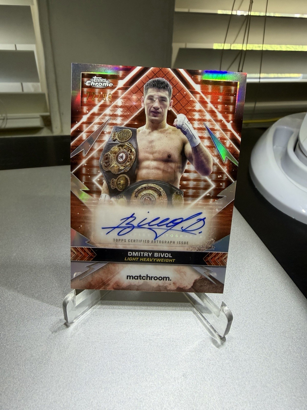 2024 Topps Chrome Chrome Autographs Dmitry Bivol, Dmitry Bivol see description 