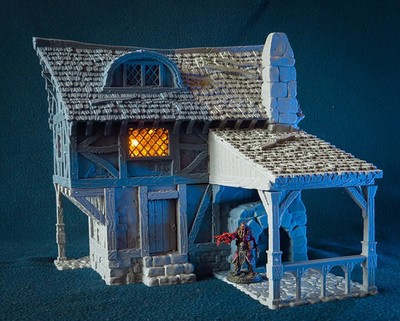 Wargaming Gelände großer Schmied verschiedene Maßstäbe historisch Fantasy Wargaming