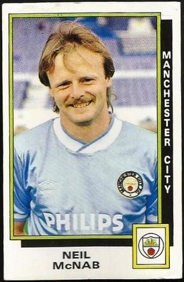 Panini Football 86 - #176 - Manchester City - Neil McNAB