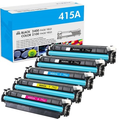 Toner 415A für HP Color LaserJet Pro M479fdn M479fdw M479fnw M454dn [mit chip]
