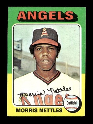 1975 Topps MINI #632 Morris Nettles Angels EX-MT *r6