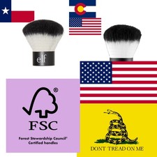 Kabuki Face Brush, Travel-Sized Makeup Brush For Precise Controlled Applica...