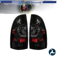 For Toyota Tacoma 2005-2015 Black LED Rear Tail Brake Lights Lamps Right Left