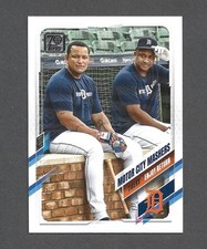 2021 Topps Series 1 Motor City Mashers #152 Miguel Cabrera  Detroit Tigers