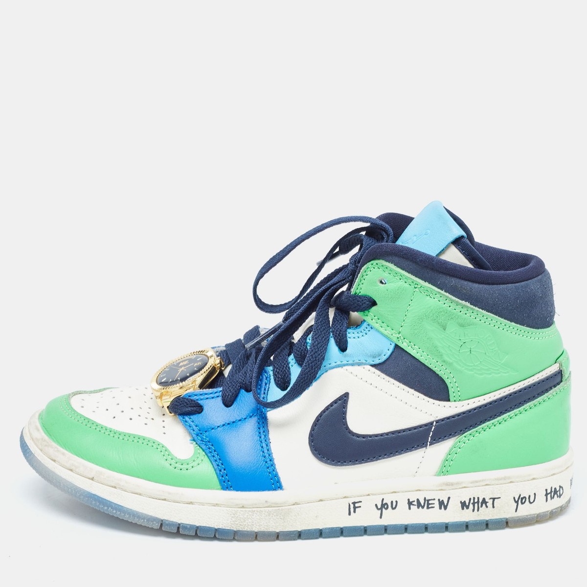 Melody Ehsani × Nike Air Jordan 1 \"Green Nike Jordan 1 Mid x Melody Ehsani SE Fearless 2019 (CQ7629