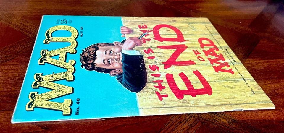 Mad Magazine #46 - VERY FINE (8.0)  The End of MAD!  1959 - Image 2 of 4