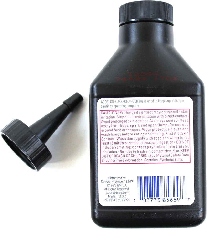Aceite sobrealimentador sintético ACDelco GM equipo original 10-4041 - 4 oz  Foto 2 de 2