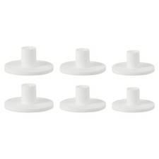 6 Pack Rubber Golf Tee 1" 1.5" 2" Golf Tees Training Tee White