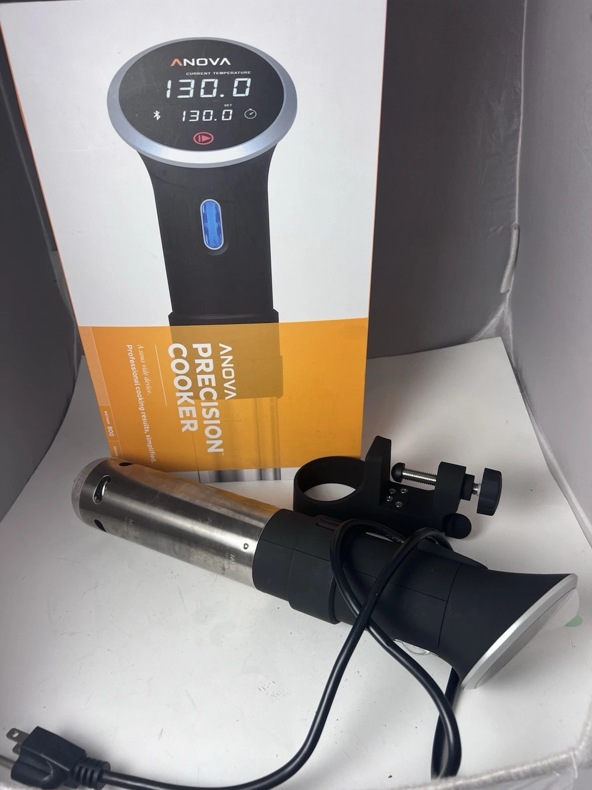 Anova A2.2 Culinary Sous Vide Precision Cooker Black 800 Watts Bluetooth Connect