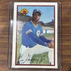 1989 Bowman #220 Ken Griffey Jr Seattle Mariners Rookie Print Auto Card