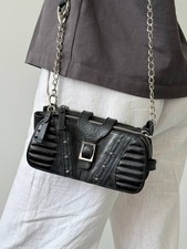 Dolce & Gabbana Y2K Leather Mini Shoulder Bag Vintage