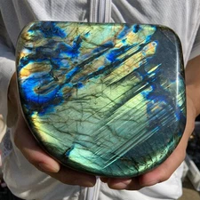 4.7lb Natural Labradorite Gorgeous Feldspar Crystal freeform Specimen Healing